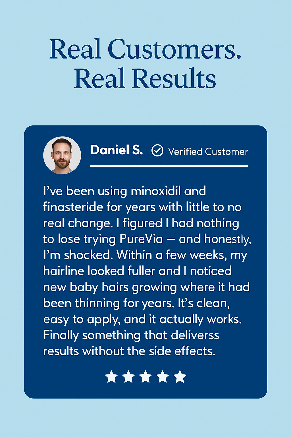 PureVia™ Hair Re-Growth Serum