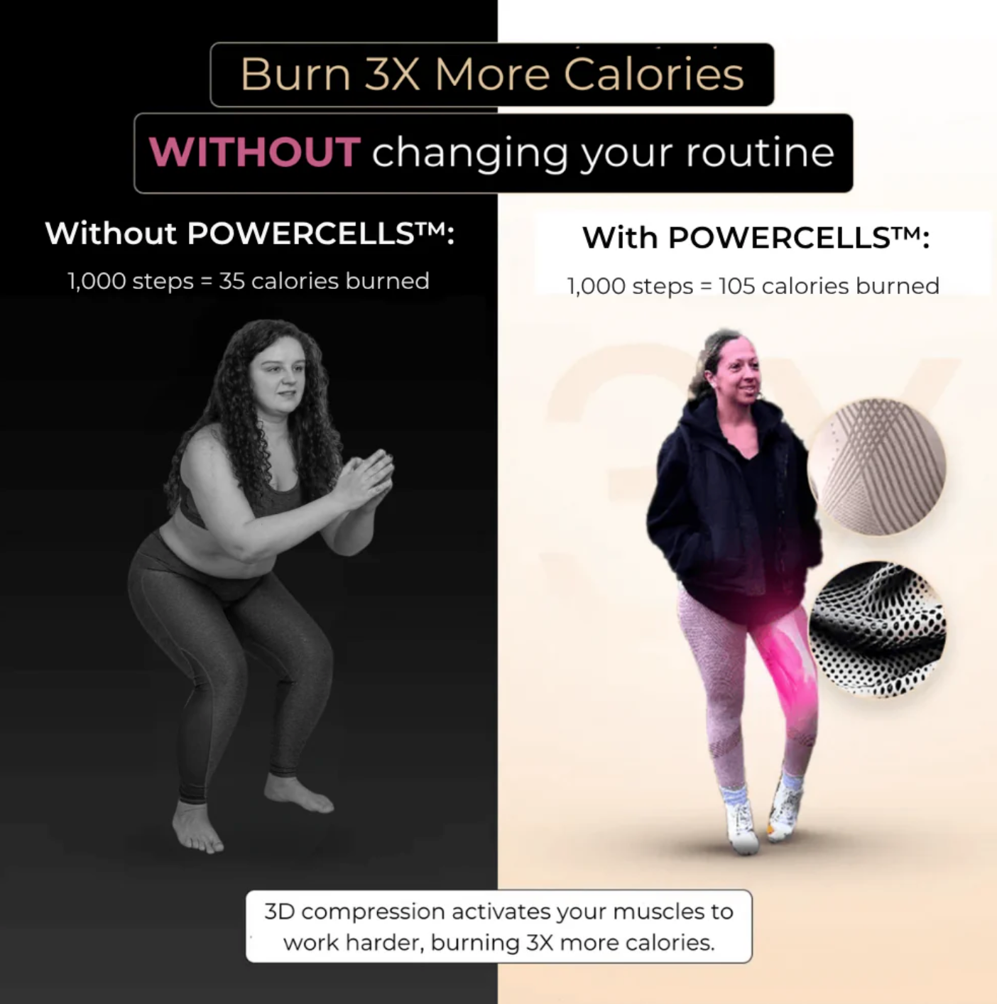 3D Metabollic Anti-Cellulite Leggings