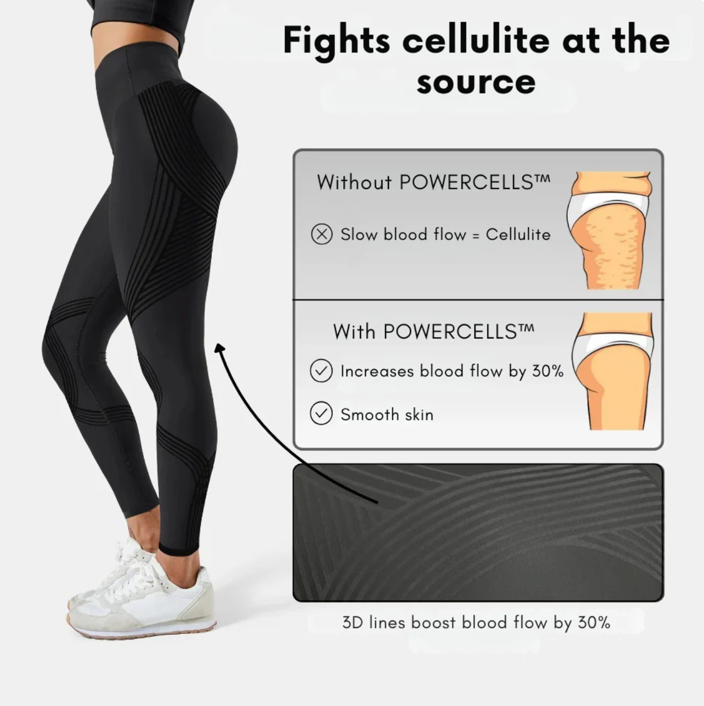 3D Metabollic Anti-Cellulite Leggings